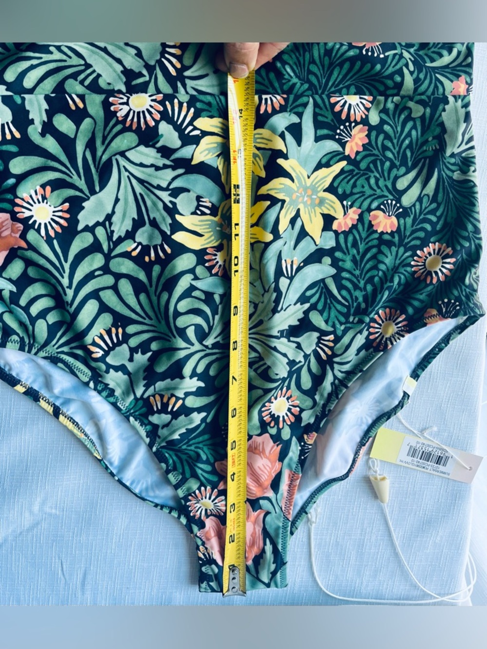 Summersalt Sidestroke Floral Print One-Piece Swimsuit - Picture 9 of 12